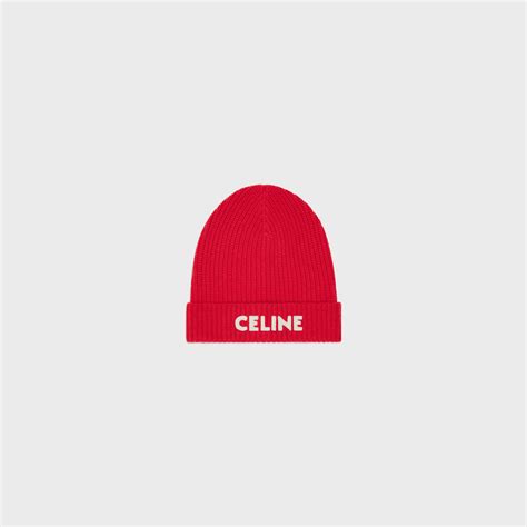 red celine beanie|Celine hat dupe.